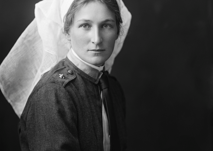 Çanakkale'de görev yapan Avusturyalı hemşire Anna Schwarz, 1915