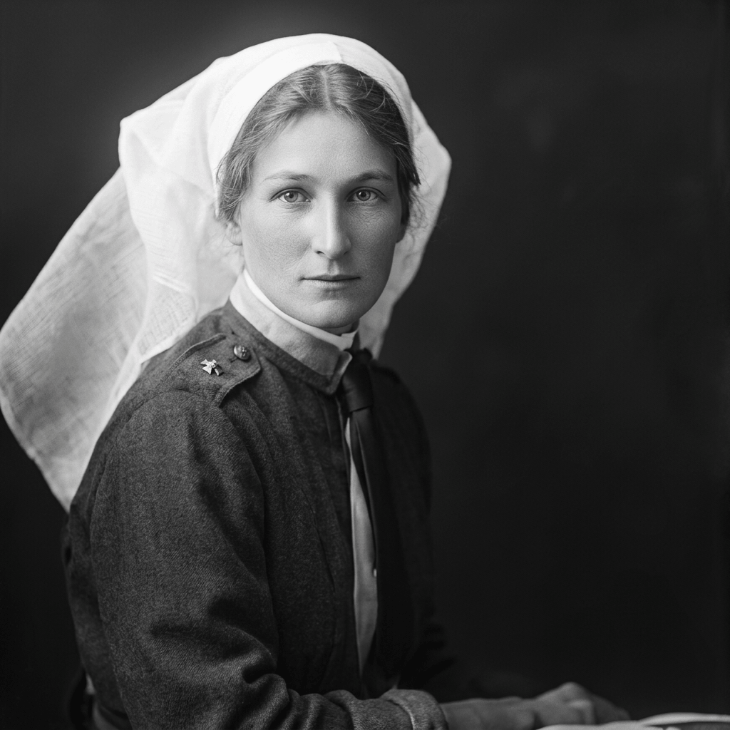 Çanakkale'de görev yapan Avusturyalı hemşire Anna Schwarz, 1915